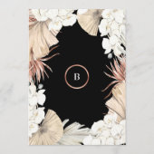 パンパス オニックス プレミアム ローズゴールド サークル モノグラム メニュー (裏面)