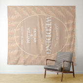 パンパス グラス ウェディング ボーホー セルフィー フォトブース タペストリー (インサイチュ(横))