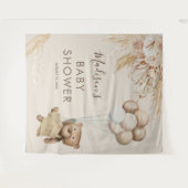 パンパス グラス クマ 赤ちゃんのお披露目 タペストリー (正面(横))