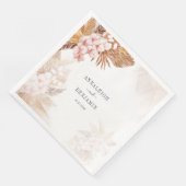 パンパス グラス テラコッタ ウェディング パーティー ボタニカル (コーナー)