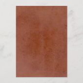 パンパス グラス テラコッタ ウェディング 詳細 封筒 エンクロージャーカード (裏面)