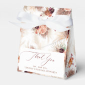 パンパス グラス テラコッタ フラワーズ トロピカル フェイバーボックス (正面サイド)