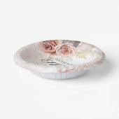 パンパス グラス テラコッタ ボーホー タン ブライズ シャワー ペーパーボウル (傾斜あり)