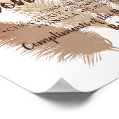 パンパス グラス ドーナツ バー ブライダル シャワー ウェディング サイン (角)