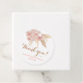 パンパス グラス ピンク ボホー ブライズメイド シャワー フェイバータグ (インサイチュ)