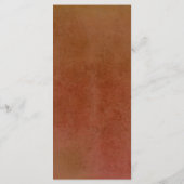 パンパス グラス フローラル テラコッタ メニュー (裏面)