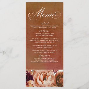 パンパス グラス フローラル テラコッタ メニュー