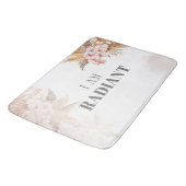 パンパス グラス ブライダル シャワー フローラル ボタニカル バスマット (アングル)