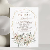 パンパス グラス ブライダル シャワー ボヘミア ヌカイダモ  招待状