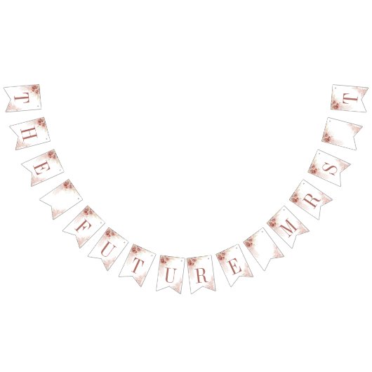 パンパス グラス ボヘミアンチック テラコッタ ウェディング シャワー バンティングフラッグ (全)