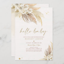 パンパス グラス ボヘミアントロピカルデザートベイビーシャワー