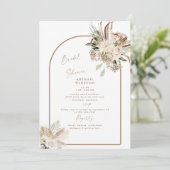 パンパス グラス ボヘミア ブライダル シャワー 招待状 (スタンド正面)