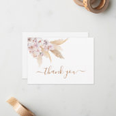 パンパス·グラス·ボホ感謝のノート·カード ノートカード (正面/裏面インサイチュ)