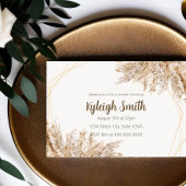 パンパス グラス ボーホー チック インビテーション