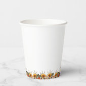 パンパス グラス ボーホー ブライダル バブリー ブランチ 紙コップ (裏面)