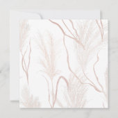 パンパス グラス 卒業パーティー 2024 招待状 (裏面)