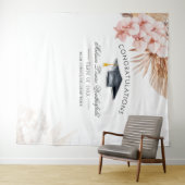 パンパス グラス 卒業写真 背景ボード タペストリー (インサイチュ(横))