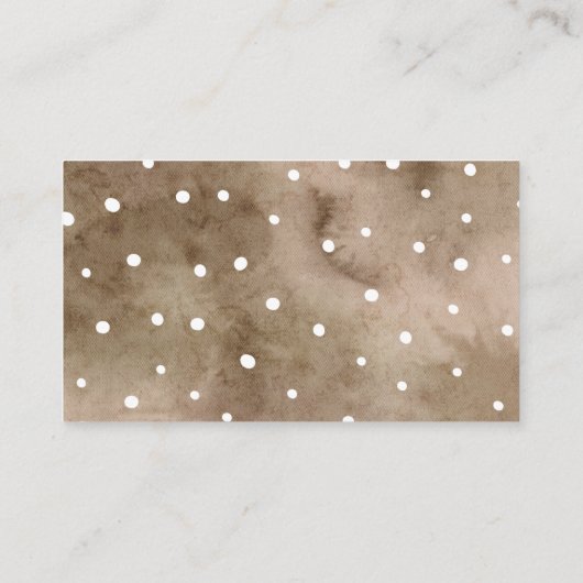 パンパス グラス 秋のブライダル シャワー レシピ リクエストカード エンクロージャーカード (裏面)