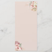 パンパス グラス 花のファースト ホーリー コミュニオン メニュー (裏面)