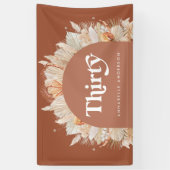 パンパス・グラモダンス・テラコッタ30歳の誕生日  横断幕 (縦)