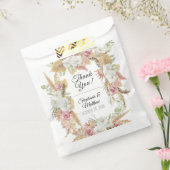 パンパス パーム 植物 白 ハンギング フローラル ラスティック ボヘミア フェイバーバッグ (封をした状態)