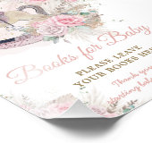 パンパス ピンク フラワーロッキングホース 赤ちゃんのための本 フォトプリント            (角)