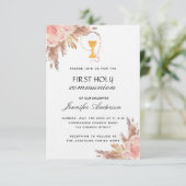 パンパバラ赤面ファーストホーリーコミュニオンラグジュアリー 招待状 (スタンド正面)