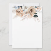 パンパフローラは最初の聖餐式を交差する 招待状 (裏面)