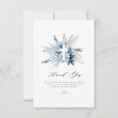 パンパフローラバプテスマサンキューカード 招待状 (正面)