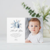 パンパフローラバプテスマ写真サンキューカード 招待状 (スタンド正面)