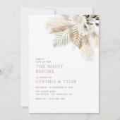 パンパモダンスの緑が前夜を過ごす 招待状 (正面)