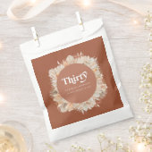 パンパモダンスグラステラコッタ30歳の誕生日 フェイバーバッグ (クリップ留めされた状態)