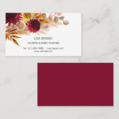 パンパモダンスグラスフローラ  名刺 (正面/裏面)