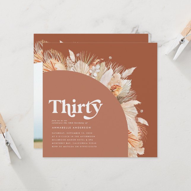 パンパモダンスグラス兵馬俑30th誕生日の写真 (正面/裏面インサイチュ)