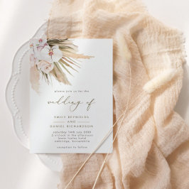 パンパモダンスグラス&書道結婚ズ 招待状