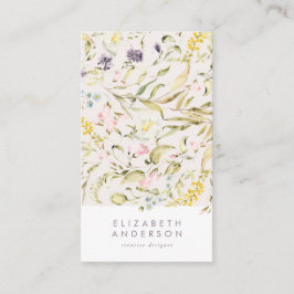 パンパモダンス春ワイルドフラワーズフローラクリーム株式会社 名刺