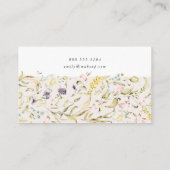 パンパモダンス春ワイルドフラワーズフローラ 名刺 (裏面)