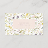 パンパモダンス春ワイルドフラワーフローラクリーム 名刺 (裏面)