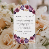 パンパモダンス&パープルフィギュス美しいフレーム ギフトタグ