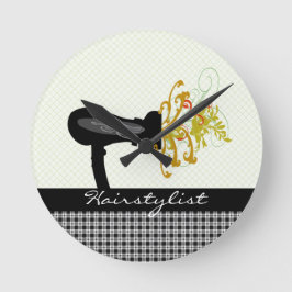 パンパリングサロンの魅力的なヘアスタイリストの贈り物 スクエア壁時計