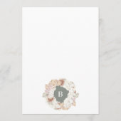 パンパリースモスセージグリーンモノグラム メニュー (裏面)