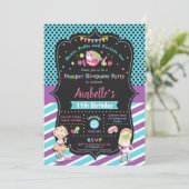 パンパースリーポバースパパーティー誕生日ブロンデガールズ 招待状 (スタンド正面)