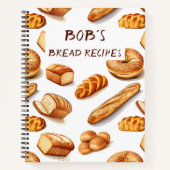パンパーソナライズされたレシピ ノートブック (正面)