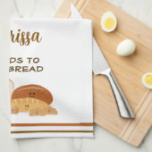 パンパーソナライズされた好き キッチンタオル (四つ折り)