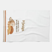 パンパーソナライズされた好き キッチンタオル (横)