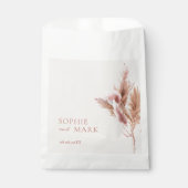 パンパ素朴スグラス結婚の感謝 フェイバーバッグ (正面)