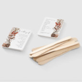 パンパ素朴スグラス結婚式 プログラム ハンドファン (組立なし)