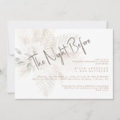 パンパ&金ゴールドリハーサルディナーの前の夜 招待状 (正面)