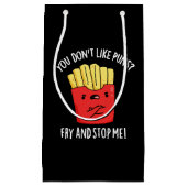 パンフライと私のダークストップバグが好きじゃない スモールペーパーバッグ (正面)