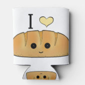 パンフランスのラブ引用文ベーカリー漫画バゲット 缶クーラー (裏面)